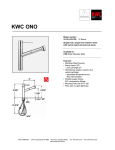 KWC ONO 10.151.033.700 User's Manual