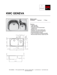 KWC Geneva S.10.D4.01 User's Manual