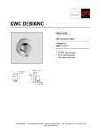 KWC DESIGNO K.28.H9.60.000.38 User's Manual