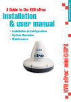 KVH Industries eTrac User's Manual