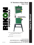 Kuhn Rikon Corp. Cordless Saw 10-321 User's Manual