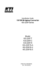 KTI Networks KS-220F/C User's Manual