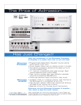 Krell Industries Showcase Processor & Amplifier User's Manual