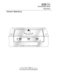 Krell Industries Papa Dock iPod Docking Station User's Manual