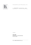 Kramer Electronics VA-4H User's Manual