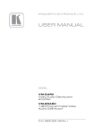 Kramer Electronics VM-5ARII User's Manual