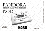 Korg PX5D User's Manual