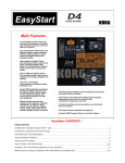 Korg D4 User's Manual