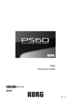 Korg Bicycle PS60 User's Manual