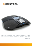 Konftel Telephone 300WX User's Manual