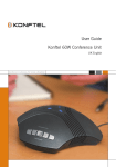 Konftel 60W User's Manual