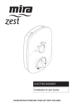 Kohler Mira Zest User's Manual