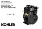 Kohler KD477-2 User's Manual