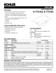 Kohler K-1703 User's Manual