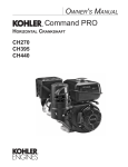 Kohler CH270 User's Manual