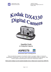 Kodak EASYSHARE DX4330 User's Manual