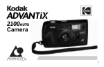 Kodak ADVANTIX 2100 Auto User's Manual