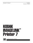 Kodak 7 User's Manual