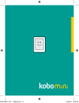 Kobo Mini Quick Start Guide