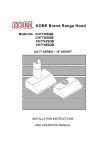 Kobe Range Hoods CH7730SQB User's Manual