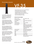 Klipsch VF-35 User's Manual