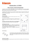 Klaxon Klaxalarm Boxer 17-970303 User's Manual