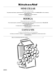 KitchenAid WINE CELLAR User's Manual