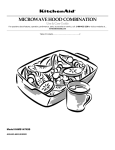 KitchenAid MICROWAVE HOOD User's Manual