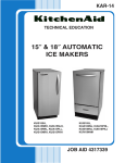 KitchenAid KUIA15NLH User's Manual