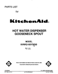 KitchenAid KHWG160YWHO User's Manual