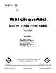 KitchenAid KFP750BW2 User's Manual