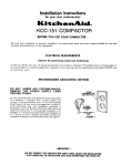 KitchenAid KCC-151 User's Manual