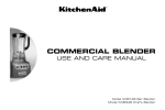 KitchenAid KCB348 User's Manual