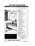 KitchenAid KBMC147H User's Manual