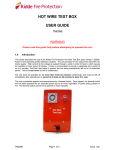 Kidde TM0098 User's Manual