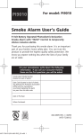 Kidde PI9010 User's Manual