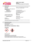 Kidde 466727 Data Sheet