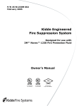 Kidde Fire Systems 45-N1230M-002 User's Manual