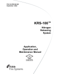 Kidde Fire Systems KRS-100 User's Manual