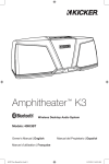 Kicker K3 Owner's Manual