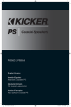 Kicker PS69 Owner's Manual