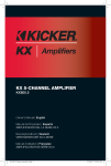 Kicker 5-Channel Owner's Manual