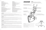 Kicker 2013 KMMTES Owner's Manual