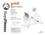 Keys Fitness Series KF-R4.0 User's Manual