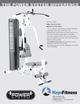 Keys Fitness KPS-1550 User's Manual