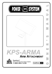 Keys Fitness KPS-ARMA User's Manual