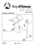 Keys Fitness KF-RC User's Manual