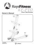 Keys Fitness KF-PTO User's Manual