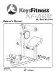 Keys Fitness KF-ABM User's Manual