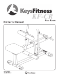 Keys Fitness Calf Raise KF-CR User's Manual